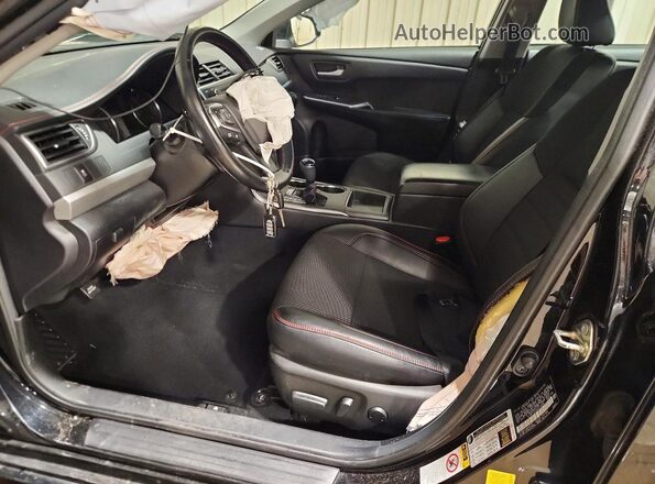 4T1BF1FK3GU212539 2016 TOYOTA CAMRY Black Սալոնի դիմացի տեսք