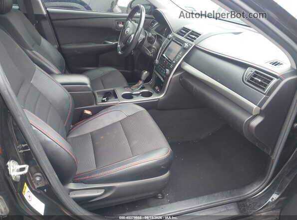 4T1BF1FK3GU218745 2016 TOYOTA CAMRY Black Սալոնի դիմացի տեսք