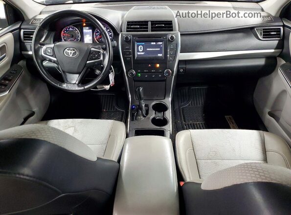 4T1BF1FK3GU547686 2016 TOYOTA CAMRY Gray წინა პანელის ხედი
