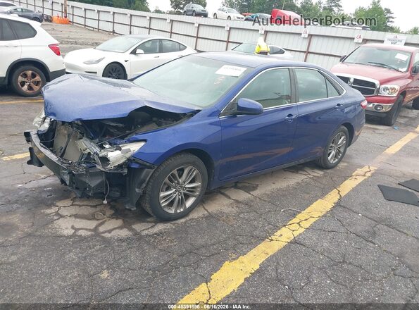4T1BF1FK3GU601214 2016 TOYOTA CAMRY Blue Vista tres cuartos delantera izquierda