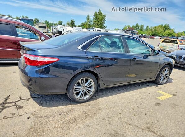 4T1BF1FK3HU331693 2017 TOYOTA CAMRY Black Задня права чверть