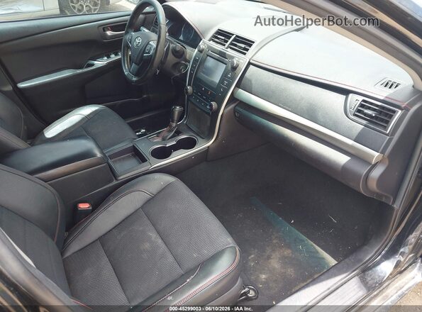 4T1BF1FK3HU439683 2017 TOYOTA CAMRY Black Սալոնի դիմացի տեսք