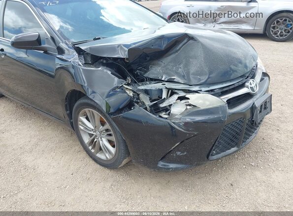 4T1BF1FK3HU439683 2017 TOYOTA CAMRY Black Դիմացի տեսք