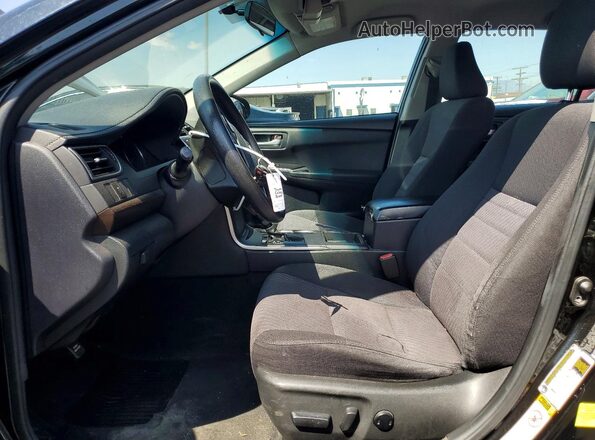 4T1BF1FK4GU204384 2016 TOYOTA CAMRY Black Вид салону спереду