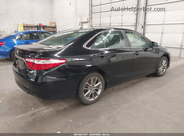 4T1BF1FK4GU543534 2016 TOYOTA CAMRY Black Задня права чверть