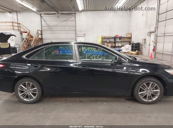 4T1BF1FK4GU543534 2016 TOYOTA CAMRY Black Вид задньої частини салону