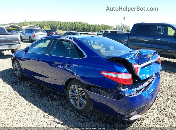 4T1BF1FK4GU554324 2016 TOYOTA CAMRY Blue Задня ліва чверть
