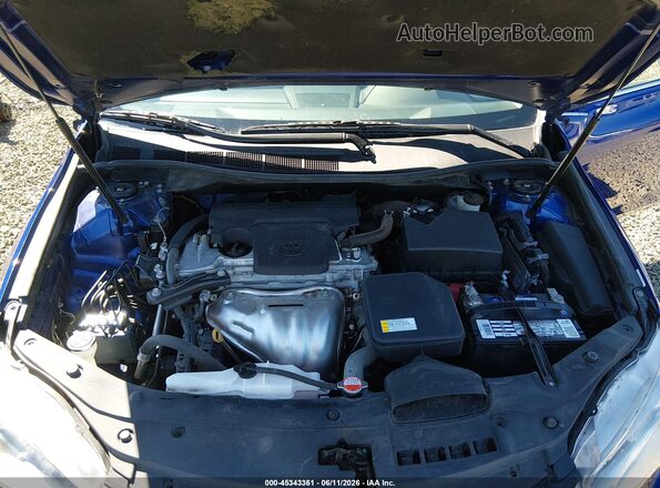 4T1BF1FK4GU554324 2016 TOYOTA CAMRY Blue Вид ззаду