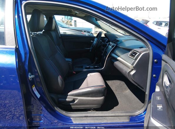 4T1BF1FK4GU554324 2016 TOYOTA CAMRY Blue Вид салону спереду