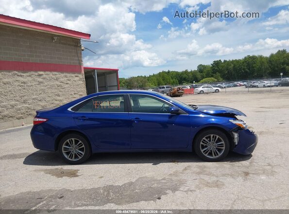 4T1BF1FK4GU569812 2016 TOYOTA CAMRY Blue 360 interior view