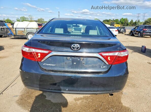 4T1BF1FK4HU656532 2017 TOYOTA CAMRY Black უკანა ხედი