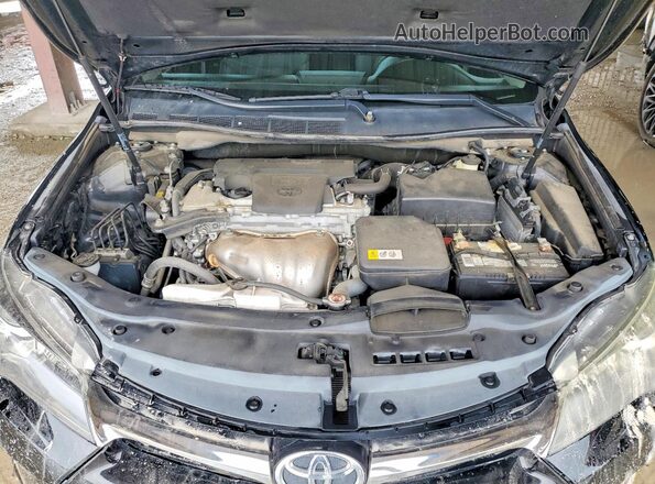 4T1BF1FK4HU807966 2017 TOYOTA CAMRY Black Vista del compartimento del motor
