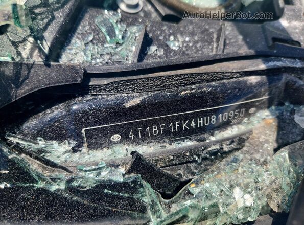 4T1BF1FK4HU810950 2017 TOYOTA CAMRY Черный 