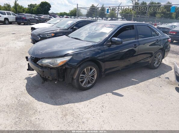 4T1BF1FK5GU212381 2016 TOYOTA CAMRY Light Blue Передняя левая четверть