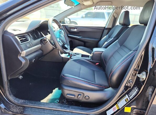 4T1BF1FK5GU240150 2016 TOYOTA CAMRY Black Вид салону спереду