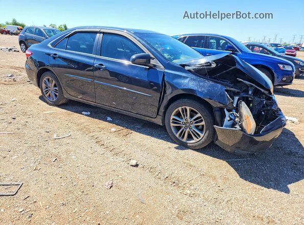 4T1BF1FK5HU360807 2017 TOYOTA CAMRY Blue Front right