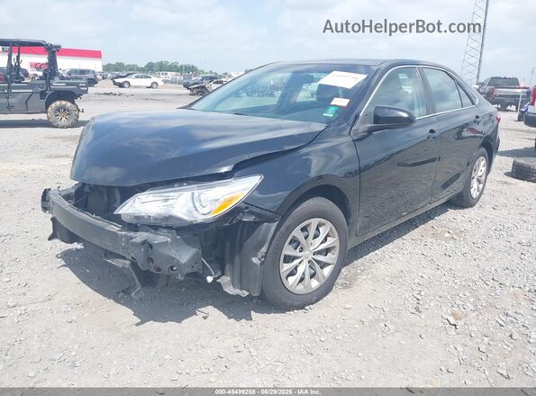 4T1BF1FK5HU403140 2017 TOYOTA CAMRY Black Vista tres cuartos delantera izquierda