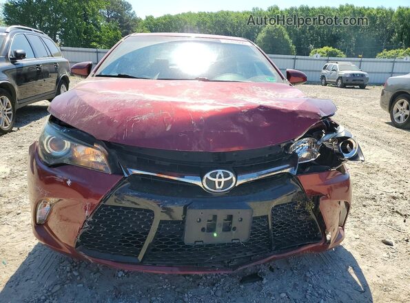 4T1BF1FK5HU619005 2017 TOYOTA CAMRY Red 