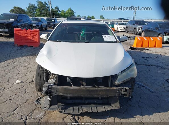 4T1BF1FK6GU175258 2016 TOYOTA CAMRY White ხელსაწყოთა პანელის ხედი