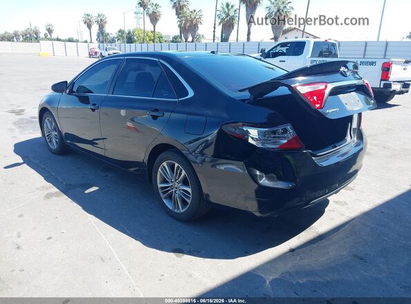 4T1BF1FK6HU375672 2017 TOYOTA CAMRY Black Rear left