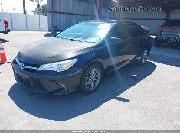 4T1BF1FK6HU375672 2017 TOYOTA CAMRY Black Front left