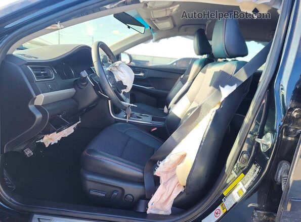 4T1BF1FK7GU123413 2016 TOYOTA CAMRY Black Вид салону спереду