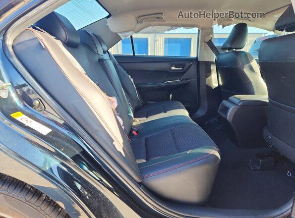 4T1BF1FK7GU123413 2016 TOYOTA CAMRY Black Вид задніх сидінь