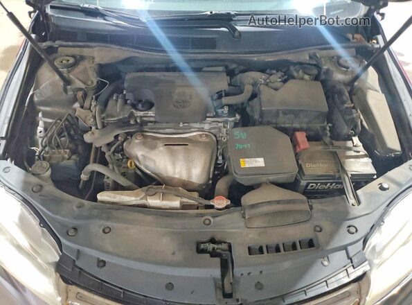 4T1BF1FK7GU154449 2016 TOYOTA CAMRY Угольный Вид задней части салона