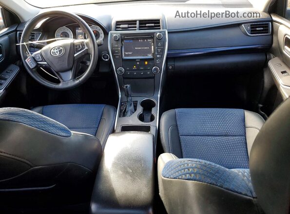 4T1BF1FK7GU159571 2016 TOYOTA CAMRY Белый Вид панели приборов