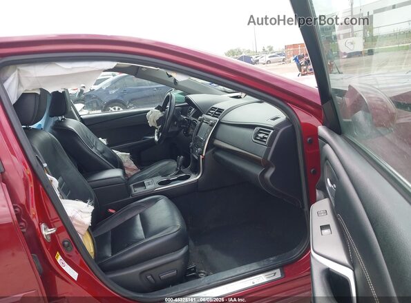 4T1BF1FK7GU592310 2016 TOYOTA CAMRY Red წინა სალონის ხედი