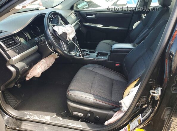 4T1BF1FK7GU592520 2016 TOYOTA CAMRY Black წინა სალონის ხედი