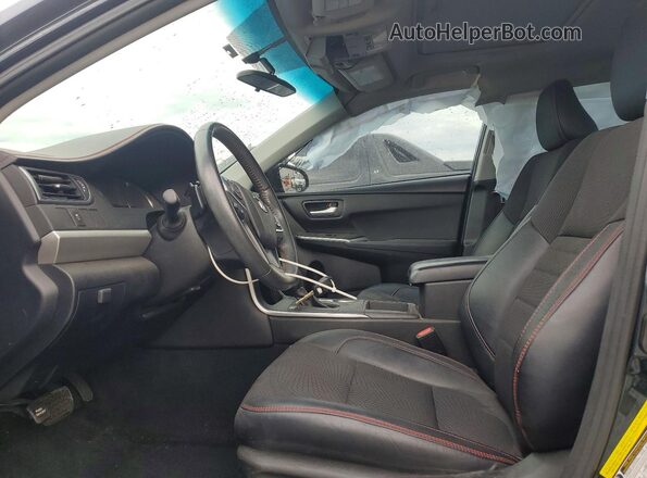 4T1BF1FK7HU406010 2017 TOYOTA CAMRY Black წინა სალონის ხედი