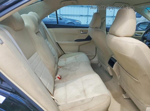 4T1BF1FK8GU145162 2016 TOYOTA CAMRY Black უკანა სავარძლების ხედი