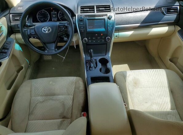 4T1BF1FK8GU145162 2016 TOYOTA CAMRY Black წინა პანელის ხედი