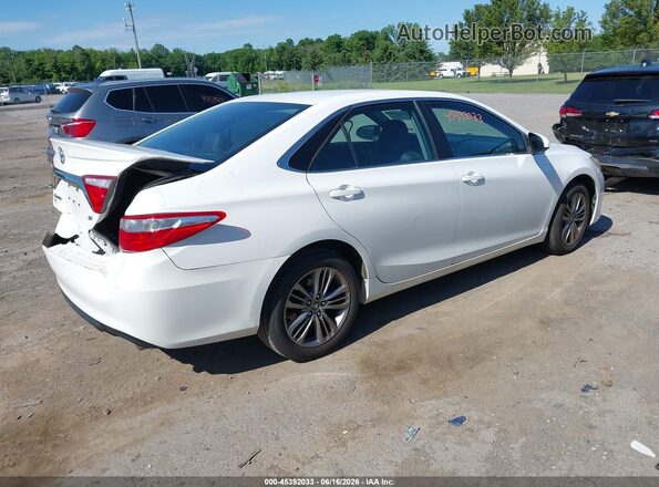 4T1BF1FK8GU174662 2016 TOYOTA CAMRY White Задня права чверть