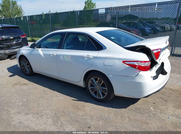 4T1BF1FK8GU174662 2016 TOYOTA CAMRY White Задня ліва чверть