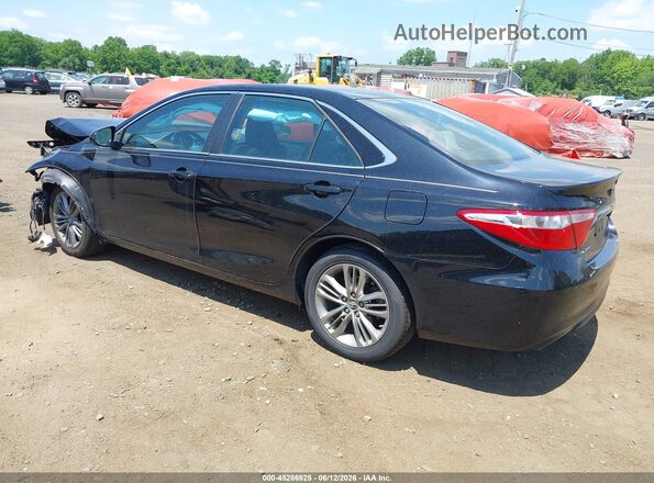 4T1BF1FK8GU241955 2016 TOYOTA CAMRY Black Trasero izquierdo