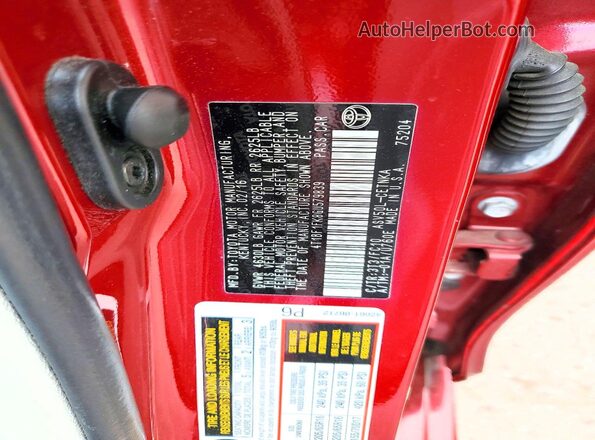 4T1BF1FK8GU579839 2016 TOYOTA CAMRY Burgundy Widok komory silnika