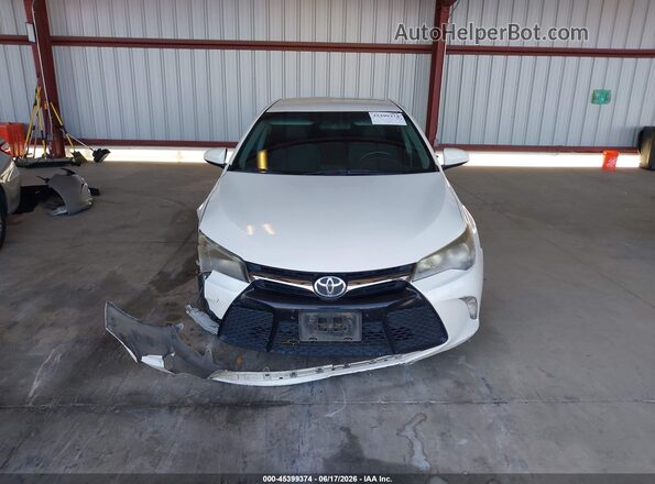 4T1BF1FK8HU407229 2017 TOYOTA CAMRY Белый Вид щитка приборов