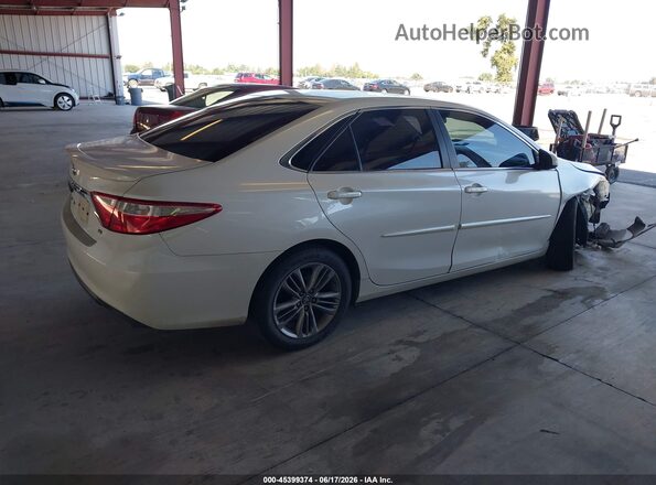 4T1BF1FK8HU407229 2017 TOYOTA CAMRY Белый Задняя правая четверть