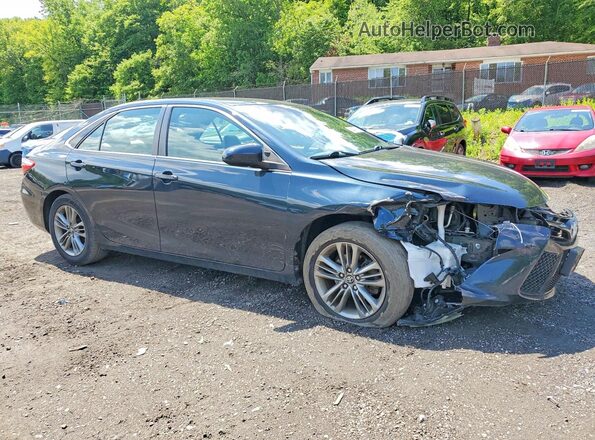 4T1BF1FK8HU664276 2017 TOYOTA CAMRY Черный Передняя правая четверть