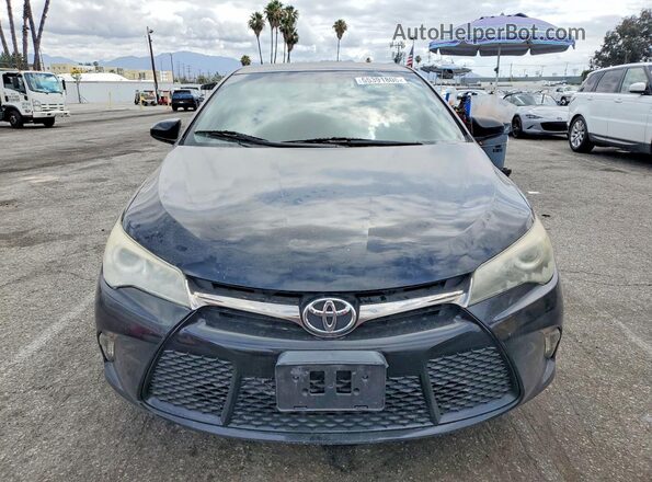4T1BF1FK9GU176954 2016 TOYOTA CAMRY Black Widok z przodu