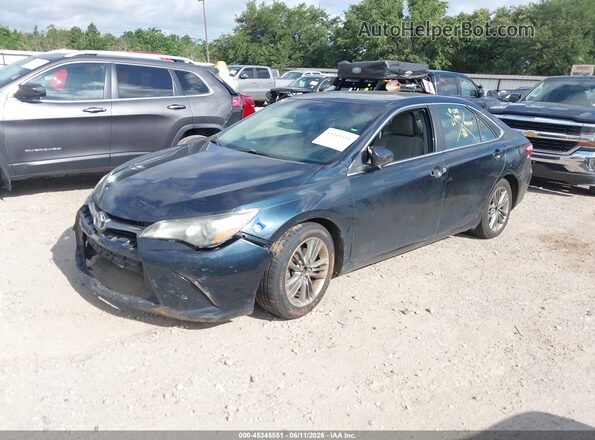 4T1BF1FK9GU549488 2016 TOYOTA CAMRY Blue Przód lewy