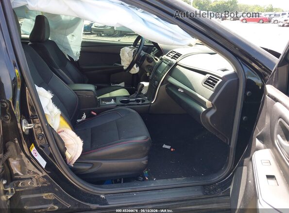 4T1BF1FK9GU596021 2016 TOYOTA CAMRY Black Front interior view