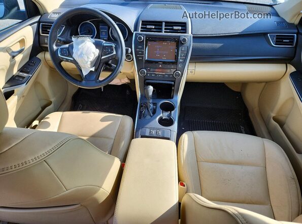 4T1BF1FK9GU598013 2016 TOYOTA CAMRY Желто-коричневый Вид панели приборов