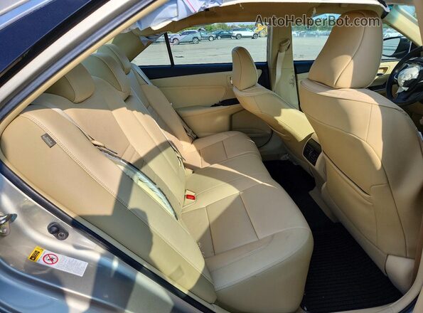 4T1BF1FK9GU598013 2016 TOYOTA CAMRY Желто-коричневый Вид задних сидений