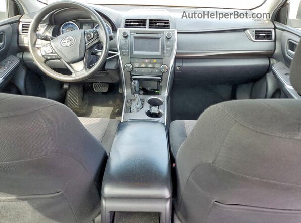 4T1BF1FK9HU782000 2017 TOYOTA CAMRY Black Dashboard view