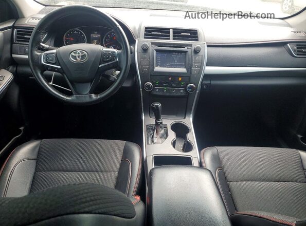 4T1BF1FKXGU133207 2016 TOYOTA CAMRY White Առջևի վահանակի տեսք
