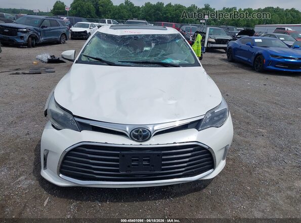 4T1BK1EB0GU202127 2016 TOYOTA AVALON White Սարքավորումների վահանակի տեսք