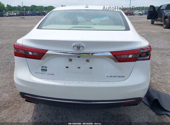 4T1BK1EB0GU202127 2016 TOYOTA AVALON White 